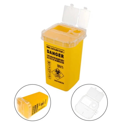 1L Yellow Sharps Container