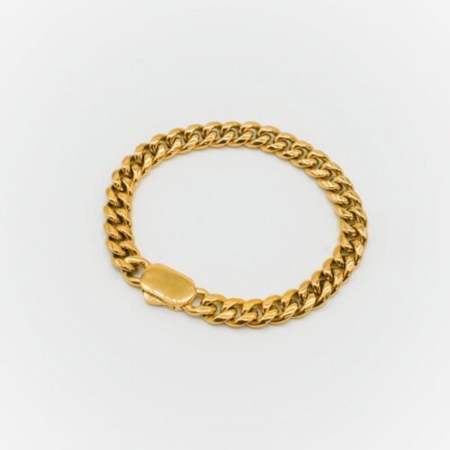 Cuban Link Bracelet (Gold) 8MM