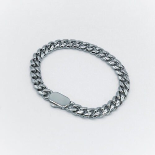 Cuban Link Bracelet (Silver) 8MM