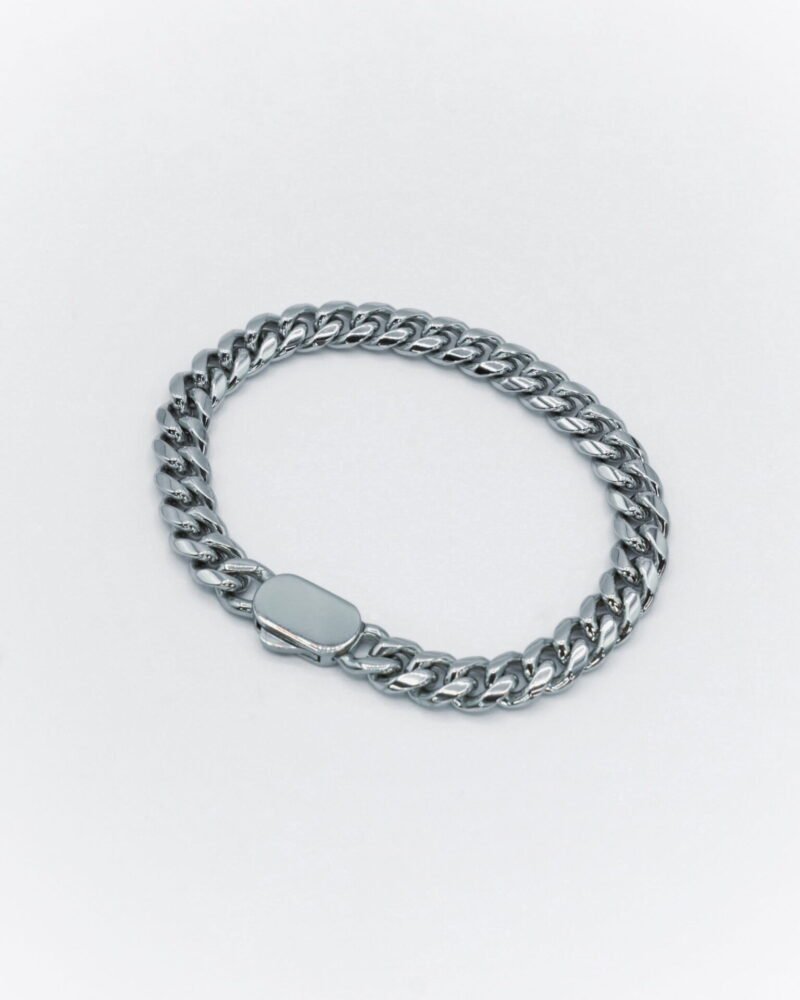 Cuban Link Bracelet (Silver) 8MM