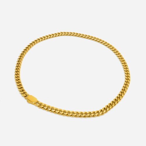 CUBAN LINK NECKLACE (GOLD) 8MM