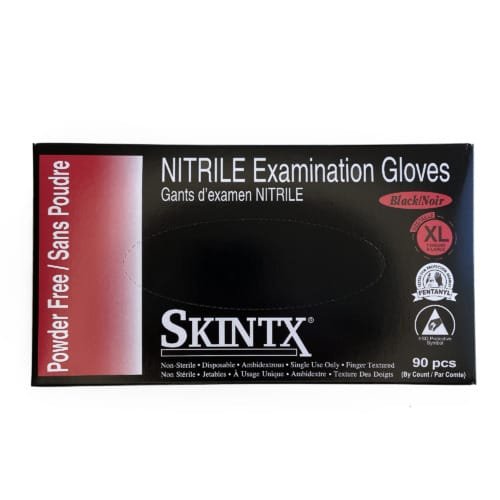 SKINTX Nitrile Black Gloves - XL