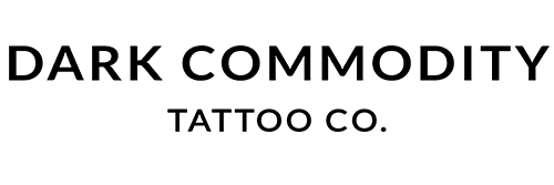 Dark Commodity logo, representing quality tattoo cartridges and supplies, a trusted name in Vancouver tattoo supplies.